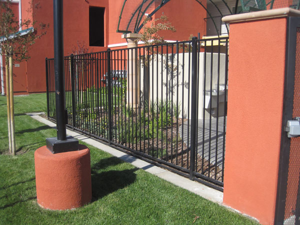 Commercial Wrought Iron Fence Carlsbad
