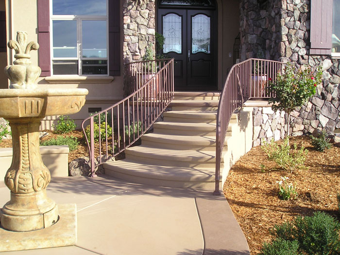 Exterior Iron Stair Railings Carlsbad