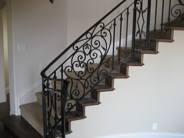 Interior Iron Stair Railings Carlsbad